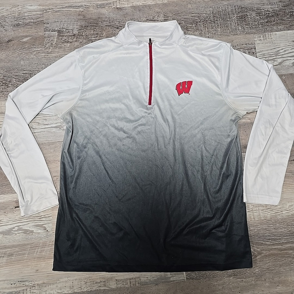 Colosseum Athletics Other - Wisconsin Badgers Coliseum L Long Sleeve Quarter Zip Men's Medium NCAA Dri-Fit
